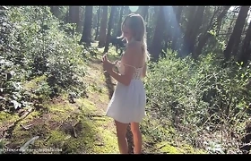 STRANGER SUCKS my COCK in a PUBLIC FOREST!!She Gets down on her KNEES and SWALLOW EVERY FUCKING DROP FREE VERSION