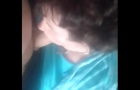 Cheating fat whore wife sucks my cock while her husbands at work